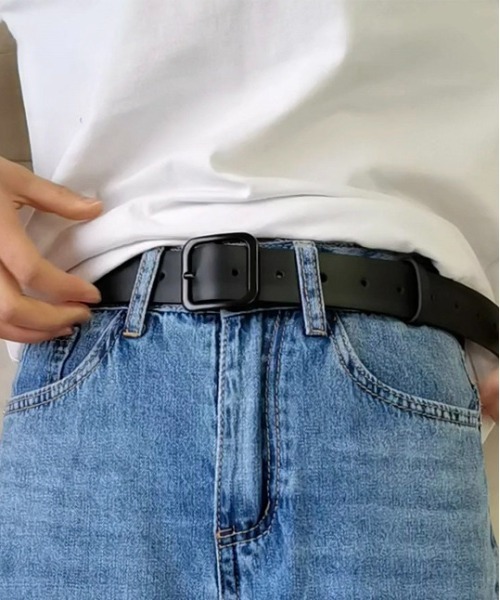 Burner(バーナー)の「【OKUOKU 0909】ベルト belt スクエアバックル ユニセックス oku-belt-671100484310-6 Nn(ベルト・メンズ・ブラック/ダークブラウン/ブラウン/ホワイト/ホワイト×ブラック/ゼブラ/ホワイト系その他/ブラック系1/カーキオリーブ/レッド/ブラック系その他2/ダークブラウン系5/ダークブラウン系2/ダークブラウン系1/ブラウン系その他5/ブラウン系その他3/アイボリー系2/ブラウン系その他/ブラック系その他/グレー系その他3/ブラック系その他5/ブラック系その他4/ブラック系その他3/ダークブラウン系3/ブラック系3/ブラック系2・FREE/130cm)」の8枚目の写真