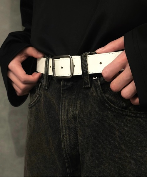 なないろ美品♡tobechic素敵パールベルト セール】【OKUOKU 0909】ベルト belt シルバーバックル ベルト