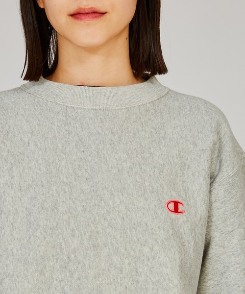 Champion（チャンピオン）の「【Champion/チャンピオン】レディース リバースウィーブ(R) クルーネックスウェットシャツ（スウェット・レディース・ブラック系その他/グレー/レッド系その他3/オートミール・LARGE/MEDIUM）」の6枚目の写真