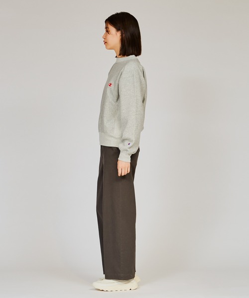 Champion（チャンピオン）の「【Champion/チャンピオン】レディース リバースウィーブ(R) クルーネックスウェットシャツ（スウェット・レディース・ブラック系その他/グレー/レッド系その他3/オートミール・LARGE/MEDIUM）」の10枚目の写真
