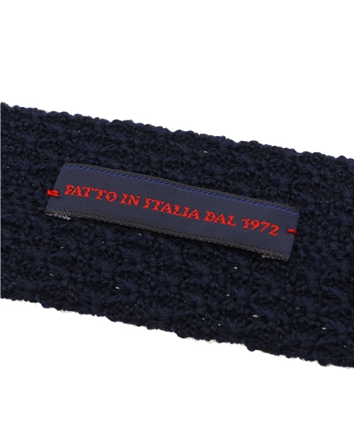 FRANCO BASSI（フランコバッシ）の「FRANCO BASSI / ニットソリッド（ネクタイ・メンズ・ベージュ/ブラウン/ワイン/ブルー/ネイビー・ONE SIZE）」の8枚目の写真