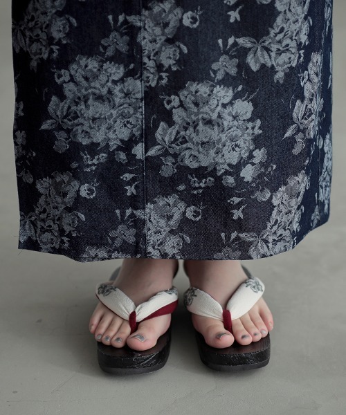 Callarus(カラルス)の「〔Callarus〕【浴衣】デニムジャガード浴衣+帯(2点セット)(浴衣・レディース・ネイビー系・フリー)」の18枚目の写真