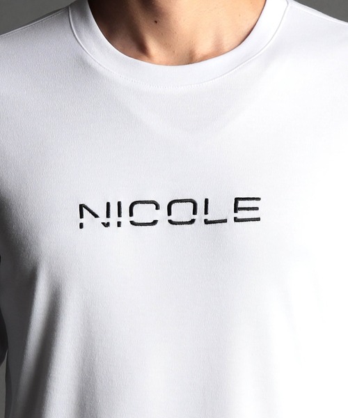 新品 超激レア 広島カープ NICOLE　CLUB　FOR　MEN Ｔシャツ ホワイト FREEサイズ NICOLE CLUB FOR MEN ニコルクラブフォーメン ロゴ刺繍長袖T