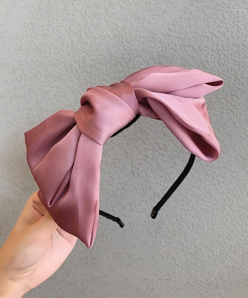 Miniministore（ミニミニストア）の「リボンカチューシャ レディース（カチューシャ・レディース・ブラック/グレー/ダークグリーン/ピンク/ワインレッド/イエロー/ネイビー・FREE）」の9枚目の写真