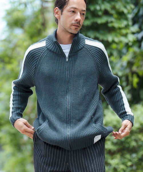 セール】mcg3498-Sideline Drivers Knit ドライバーズニット