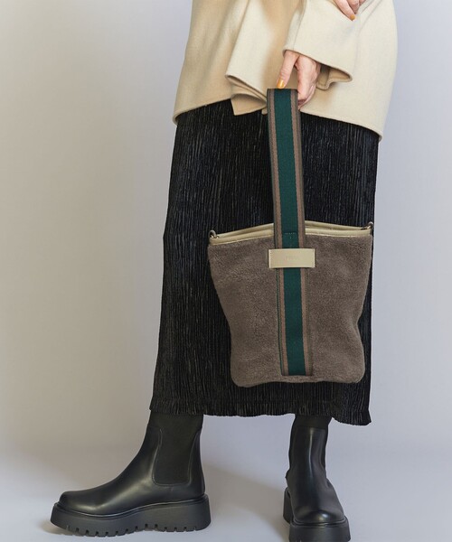 YOKE リバーシブルムートンバッグ ブラック