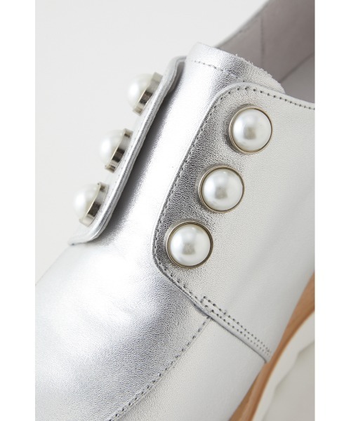 STACCATO（スタッカート）の「メイジーパールプラットフォーム（ローファー・レディース・シルバー/ブラック・22cm/24.5cm/24cm/23.5cm/23cm/22.5cm）」の19枚目の写真