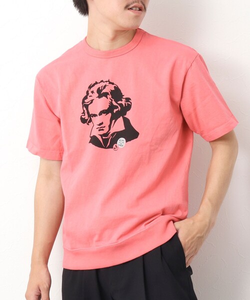 NOLLEY’S（ノーリーズ）の「【STONEWOLD】別注スウェットTシャツ RELAX（Tシャツ/カットソー・メンズ・ホワイト/チャコールグレー/レッド/グレイッシュベージュ・S/M/L）」の4枚目の写真