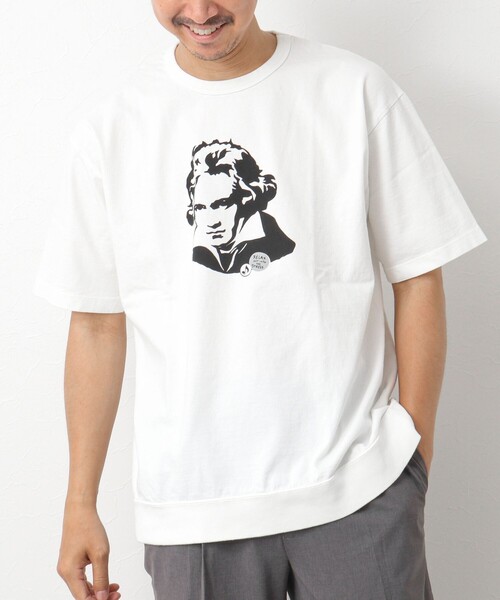 NOLLEY’S（ノーリーズ）の「【STONEWOLD】別注スウェットTシャツ RELAX（Tシャツ/カットソー・メンズ・ホワイト/チャコールグレー/レッド/グレイッシュベージュ・S/M/L）」の2枚目の写真