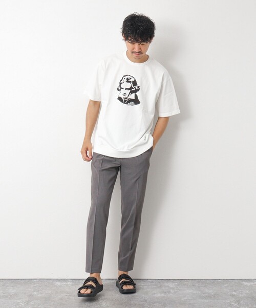 NOLLEY’S（ノーリーズ）の「【STONEWOLD】別注スウェットTシャツ RELAX（Tシャツ/カットソー・メンズ・ホワイト/チャコールグレー/レッド/グレイッシュベージュ・S/M/L）」の10枚目の写真