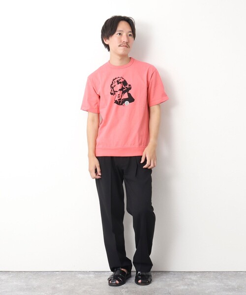 NOLLEY’S（ノーリーズ）の「【STONEWOLD】別注スウェットTシャツ RELAX（Tシャツ/カットソー・メンズ・ホワイト/チャコールグレー/レッド/グレイッシュベージュ・S/M/L）」の19枚目の写真