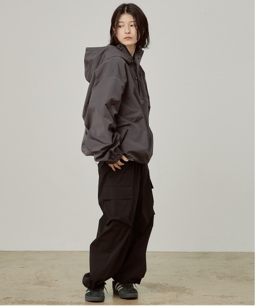 YOEL Big Hood Anorak Jacket グレー完売品 YOEL（ヨエル）の「YOEL - Big Hood Anorak Jacket / ビックフード