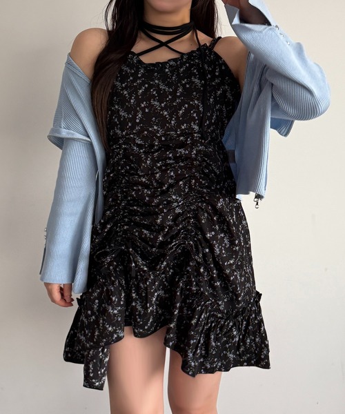 apres jour mignon（アプレジュールミニョン）の「アソートドロストキャミチュニック【ZOZOTOWN限定アイテム】（チュニック・レディース・オフホワイト/ブラック/レッド/ブラック系その他/ブラック系その他2/ホワイト系その他/グレー系その他/ブラウン系その他/ダークブラウン/チャコールグレー/ライトベージュ・フリー/X-LARGE）」の6枚目の写真