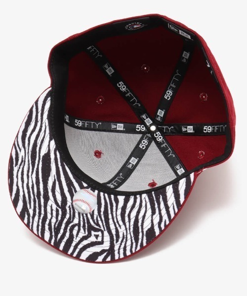 NEW ERA（ニューエラ）の「NEW ERA ATMOS 59FIFTY Philadelphia Phillies ANIMAL UNDERVISOR / ニューエラ アトモス 5950 フィラデルフィア フィリーズ アニマル アンダーバイザー 【SP】（キャップ・メンズ・バーガンディー・7/7 1/2/7 1/4/7 1/8/7 3/4/7 3/8/7 5/8/7 7/8/8）」の3枚目の写真