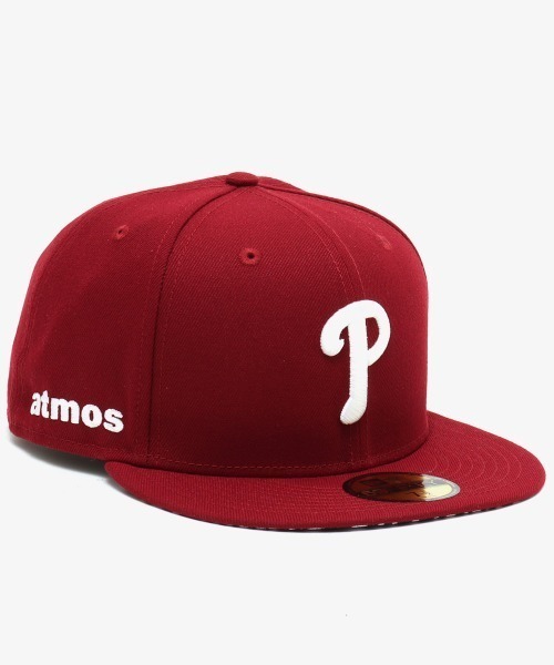 NEW ERA（ニューエラ）の「NEW ERA ATMOS 59FIFTY Philadelphia Phillies ANIMAL UNDERVISOR / ニューエラ アトモス 5950 フィラデルフィア フィリーズ アニマル アンダーバイザー 【SP】（キャップ・メンズ・バーガンディー・7/7 1/2/7 1/4/7 1/8/7 3/4/7 3/8/7 5/8/7 7/8/8）」の6枚目の写真