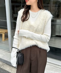 ベスト（ホワイト/白色系）ファッション通販 - ZOZOTOWN