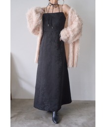 mellowneon | ジャガードダブルストラップキャミワンピース(ワンピース)