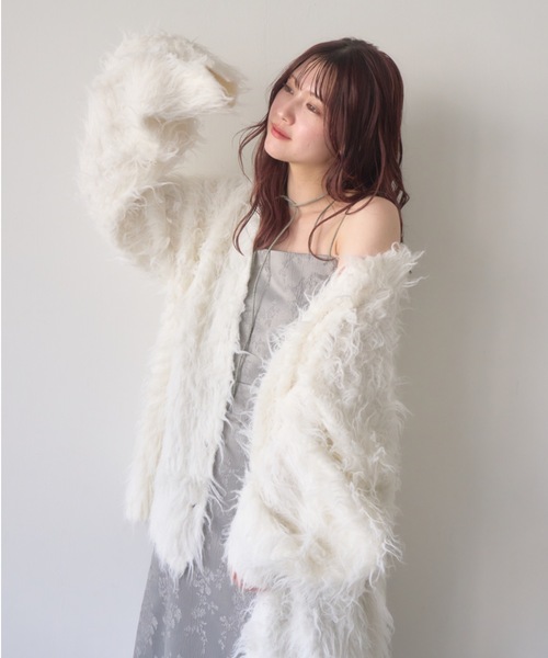 mellowneon（メロウネオン）の「ジャガードダブルストラップキャミ