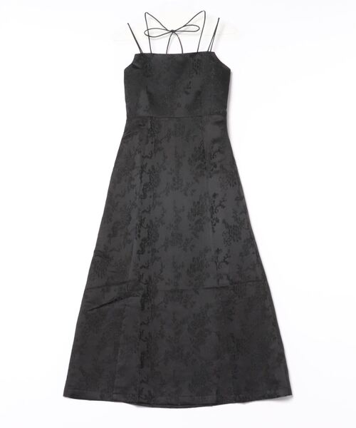 mellowneon（メロウネオン）の「ジャガードダブルストラップキャミワンピース（ワンピース・レディース・ブラック/アイボリー/グレー・SMALL/MEDIUM）」の17枚目の写真