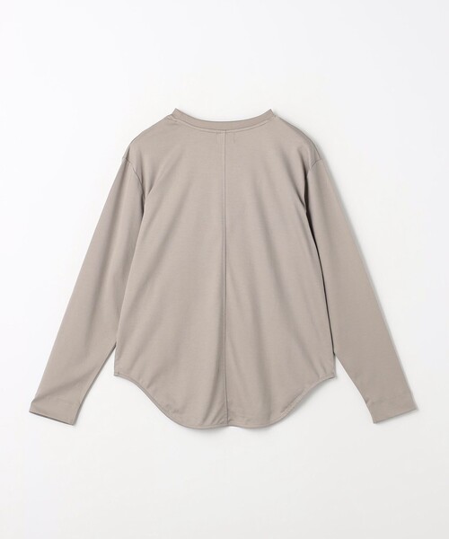 green label relaxing（グリーンレーベルリラクシング）の「ラウンドヘム スムース ロングスリーブ プルオーバー カットソー（Tシャツ/カットソー・レディース・その他1/モカ/オフホワイト/ブラック・FREE）」の19枚目の写真