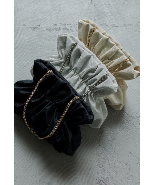 シャイニーシェルクラッチバッグ 結婚式 二次会 お呼ばれ フォーマル