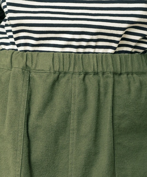 PAR ICI（パーリッシィ）の「ミリタリーフランネル ギャザースカート（スカート・レディース・カーキ/ネイビー・FREE）」の18枚目の写真