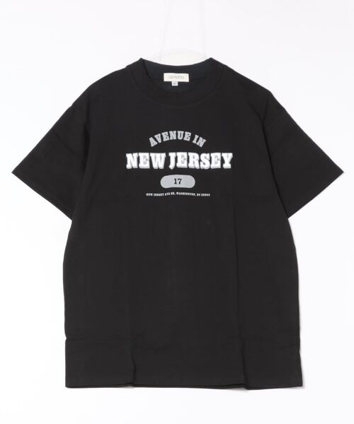 aimoha(アイモハ)の「プリントTシャツ (SS)(Tシャツ/カットソー・レディース・グレー/ネイビー/ブラック/ホワイト・SMALL/MEDIUM/LARGE/X-LARGE)」の7枚目の写真
