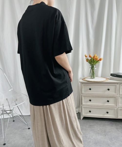 aimoha(アイモハ)の「プリントTシャツ (SS)(Tシャツ/カットソー・レディース・グレー/ネイビー/ブラック/ホワイト・SMALL/MEDIUM/LARGE/X-LARGE)」の13枚目の写真