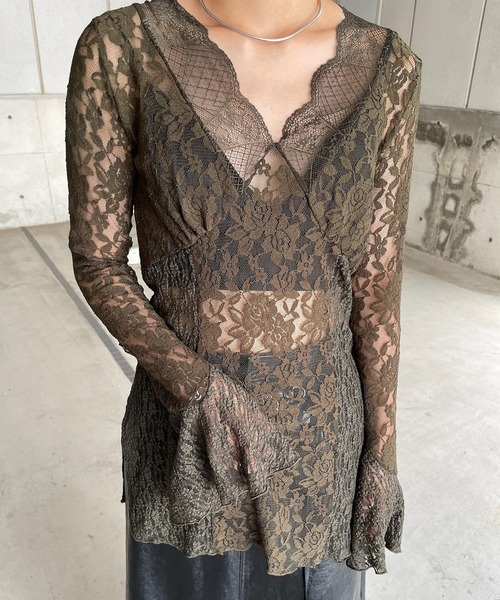 大幅値下 アメリヴィンテージ　COMBINATION LACE TOP COMBINATION LACE TOP