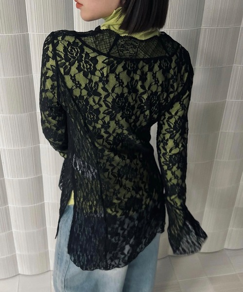 トップス COMBINATION LACE TOP COMBINATION LACE TOP