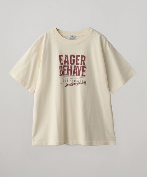 coen(コーエン)の「天竺アソートヴィンテージプリントTシャツ(Tシャツ/カットソー・レディース・ダークグレー/モカ/オフホワイト・M/L)」の2枚目の写真