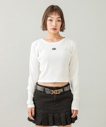 X-girl | OVAL LOGO L/S TOP(Tシャツ/カットソー)