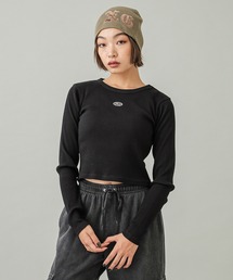 X-girl | OVAL LOGO L/S TOP(Tシャツ/カットソー)