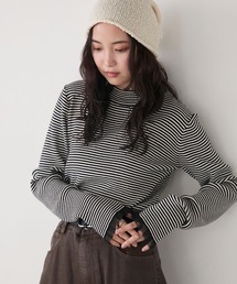 【forksy.】<エブリデイシリーズ>シアーフリルカフスリブニットプルオーバー