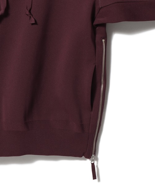 ESTNATION（エストネーション）の「ESTNATION / ECOポリ ミラノリブフーディー（ニット/セーター・メンズ・ボルドー/ライトベージュ/ブラック・MEDIUM/X-LARGE/LARGE）」の18枚目の写真