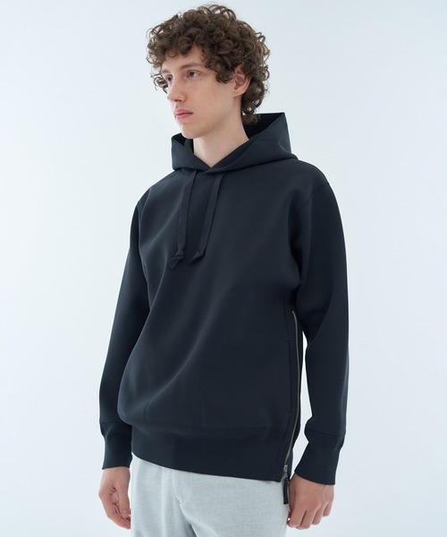 ESTNATION（エストネーション）の「ESTNATION / ECOポリ ミラノリブフーディー（ニット/セーター・メンズ・ボルドー/ライトベージュ/ブラック・MEDIUM/X-LARGE/LARGE）」の20枚目の写真