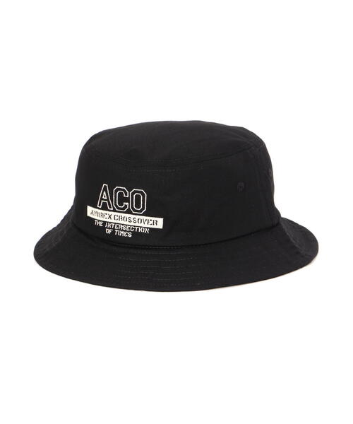 AVIREX(アヴィレックス)の「ACO LOGO BUCKET HAT / アヴィレックス クロスオーバー バスケットハット / AVIREX / アヴィレックス(ハット・メンズ・ブラック/オリーブ系・F)」の11枚目の写真