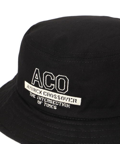 AVIREX(アヴィレックス)の「ACO LOGO BUCKET HAT / アヴィレックス クロスオーバー バスケットハット / AVIREX / アヴィレックス(ハット・メンズ・ブラック/オリーブ系・F)」の7枚目の写真