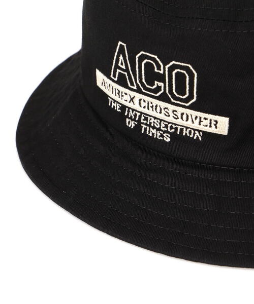AVIREX(アヴィレックス)の「ACO LOGO BUCKET HAT / アヴィレックス クロスオーバー バスケットハット / AVIREX / アヴィレックス(ハット・メンズ・ブラック/オリーブ系・F)」の6枚目の写真