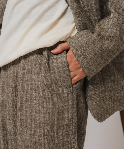 m's braque（エムズブラック）の「Ms BRAQUE for BOUCLE リネンウール