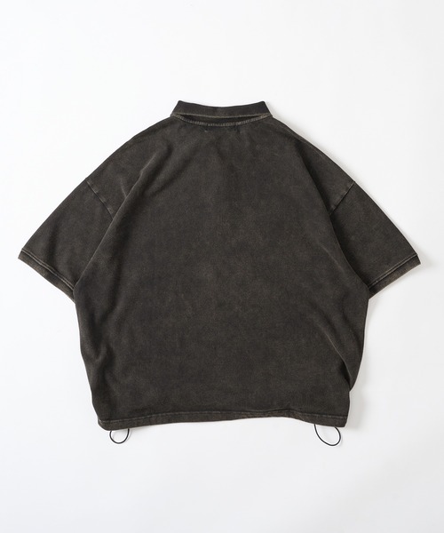 kutir(クティール)の「【低身長だからカッコよく着こなせるアイテム】ヴィンテージライクポロシャツ(ポロシャツ・メンズ・ブラウン/ブラック・MEDIUM/SMALL)」の6枚目の写真