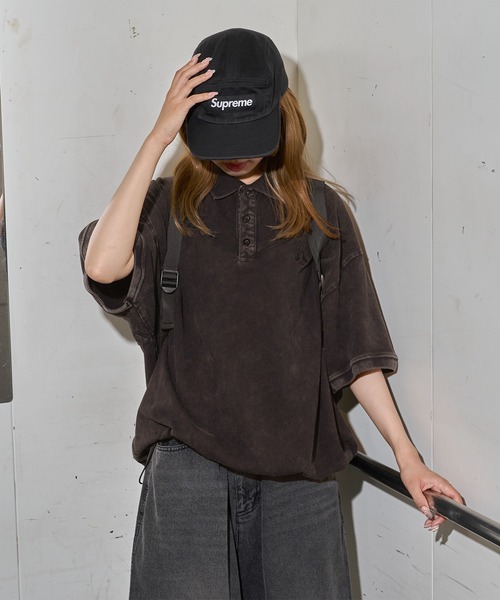 kutir(クティール)の「【低身長だからカッコよく着こなせるアイテム】ヴィンテージライクポロシャツ(ポロシャツ・メンズ・ブラウン/ブラック・MEDIUM/SMALL)」の17枚目の写真