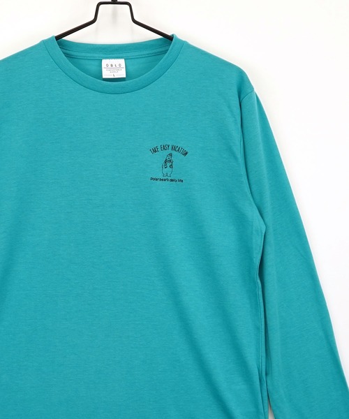 Burner(バーナー)の「【GROOVY STORE】アニマルプリント ロングスリーブTシャツ(Tシャツ/カットソー・メンズ・ホワイト/ブラウン/バーガンディー/スミクロ/モカ/ネイビー/ブラック/ブラック系その他2/ホワイト系その他2/ブラック系その他3/ピーコックグリーン系/ブルー・L/M/LL)」の10枚目の写真