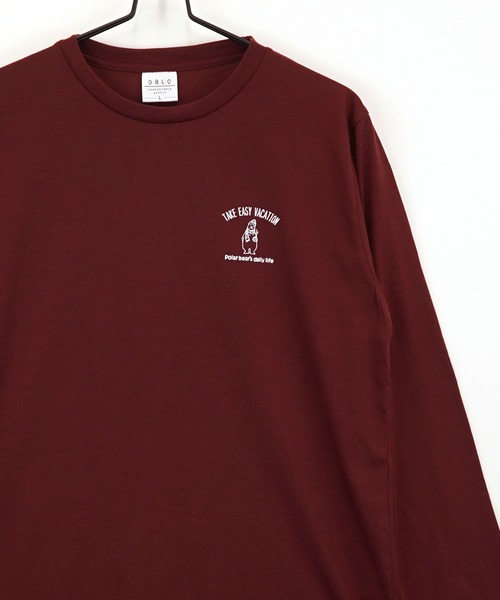 Burner(バーナー)の「【GROOVY STORE】アニマルプリント ロングスリーブTシャツ(Tシャツ/カットソー・メンズ・ホワイト/ブラウン/バーガンディー/スミクロ/モカ/ネイビー/ブラック/ブラック系その他2/ホワイト系その他2/ブラック系その他3/ピーコックグリーン系/ブルー・L/M/LL)」の12枚目の写真