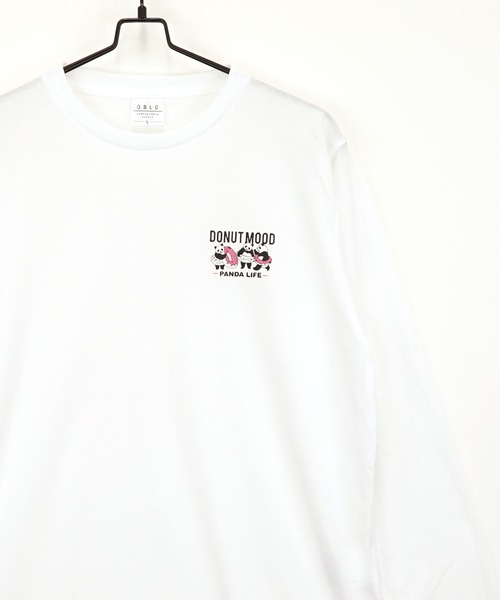 Burner(バーナー)の「【GROOVY STORE】アニマルプリント ロングスリーブTシャツ(Tシャツ/カットソー・メンズ・ホワイト/ブラウン/バーガンディー/スミクロ/モカ/ネイビー/ブラック/ブラック系その他2/ホワイト系その他2/ブラック系その他3/ピーコックグリーン系/ブルー・L/M/LL)」の3枚目の写真