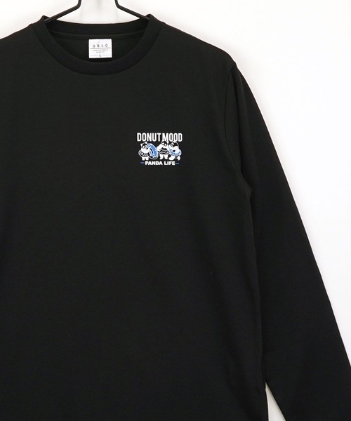 Burner(バーナー)の「【GROOVY STORE】アニマルプリント ロングスリーブTシャツ(Tシャツ/カットソー・メンズ・ホワイト/ブラウン/バーガンディー/スミクロ/モカ/ネイビー/ブラック/ブラック系その他2/ホワイト系その他2/ブラック系その他3/ピーコックグリーン系/ブルー・L/M/LL)」の7枚目の写真