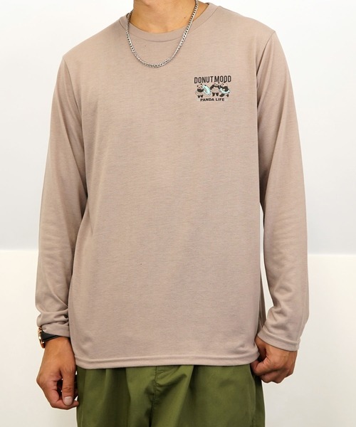 Burner(バーナー)の「【GROOVY STORE】アニマルプリント ロングスリーブTシャツ(Tシャツ/カットソー・メンズ・ホワイト/ブラウン/バーガンディー/スミクロ/モカ/ネイビー/ブラック/ブラック系その他2/ホワイト系その他2/ブラック系その他3/ピーコックグリーン系/ブルー・L/M/LL)」の17枚目の写真