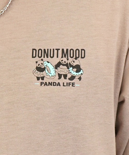 Burner(バーナー)の「【GROOVY STORE】アニマルプリント ロングスリーブTシャツ(Tシャツ/カットソー・メンズ・ホワイト/ブラウン/バーガンディー/スミクロ/モカ/ネイビー/ブラック/ブラック系その他2/ホワイト系その他2/ブラック系その他3/ピーコックグリーン系/ブルー・L/M/LL)」の22枚目の写真