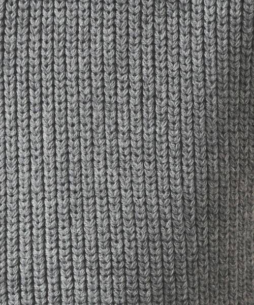 OPAQUE.CLIP（オペークドットクリップ）の「◆《CLASSY掲載》ハーフZIPニットベスト【洗濯機洗い可】（ニット/セーター・レディース・ブラック/グレー/ブラウン系・38/40）」の7枚目の写真