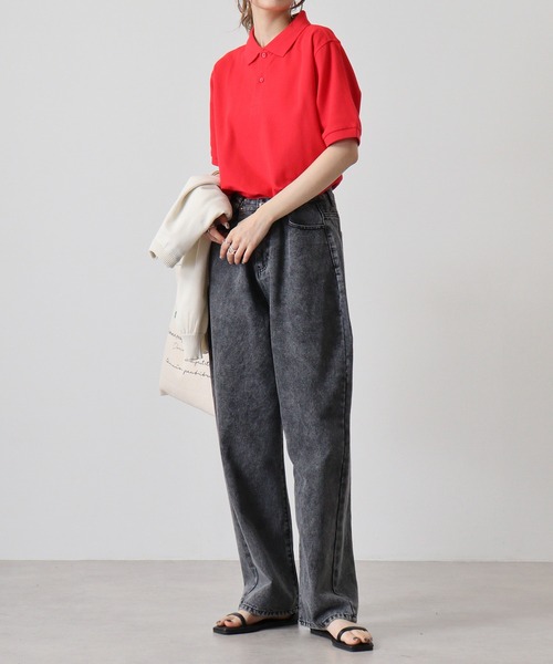 TRUSS(トラス)の「TRUSS ベーシックスタイルポロシャツ(ポロシャツ・レディース・イエロー系/オレンジ/ロイヤルブルー/レッド/ターコイズブルー/ライム/ブラック/ホワイト/ネイビー/ピンク・XXXL/4XL/S/XXL/XS/XL/L/M)」の22枚目の写真